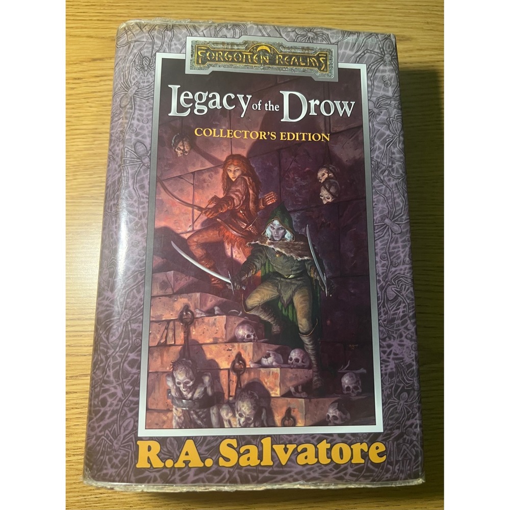 Legacy of the Drow Collector's Edition R.A. Salvatore Forgotten Realms Hardcover